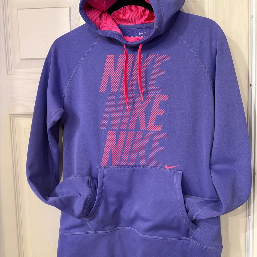 Nike Purple Sweatshirt with Pink Highlights